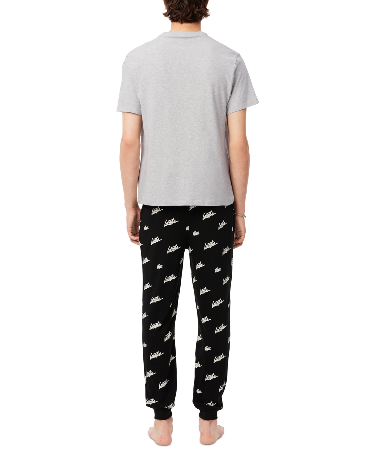 Lacoste Men's 2-Pc. Graffiti-Logo Pajamas