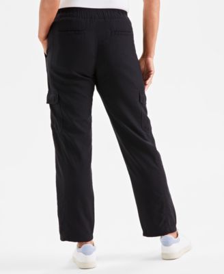 Petite Straight-Leg Cargo Ankle Pants, Created for Macy's