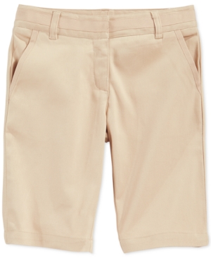 image of Nautica School Uniform Bermuda Shorts, Big Girls Plus