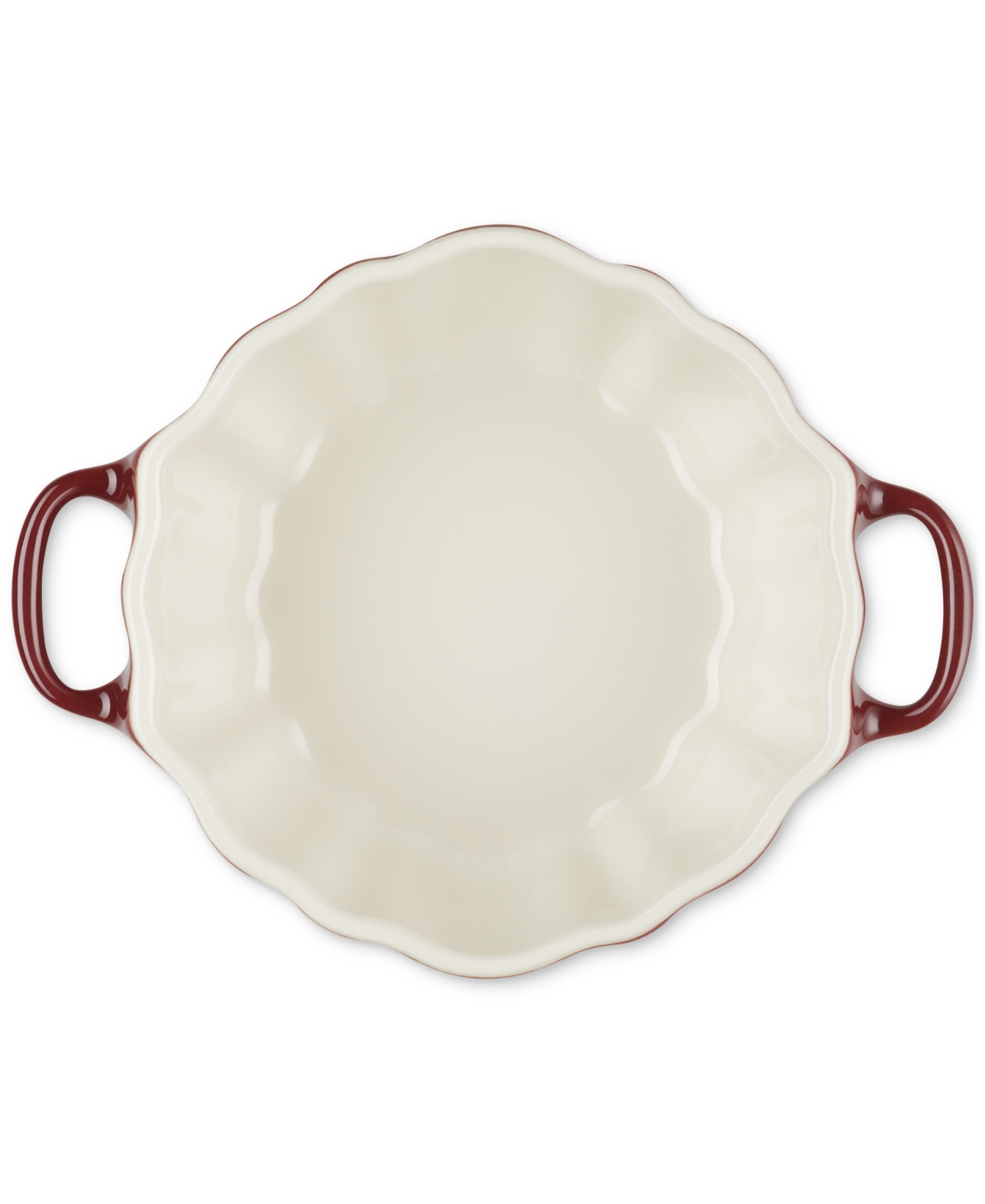 Le Creuset Stoneware Figural 12-oz. Pumpkin Petite Cocotte In Burgundy