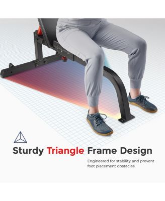 Adjustable Incline Multifunction Weight Bench, Anti-bacterial Leather and Weight Capacity 520LBs