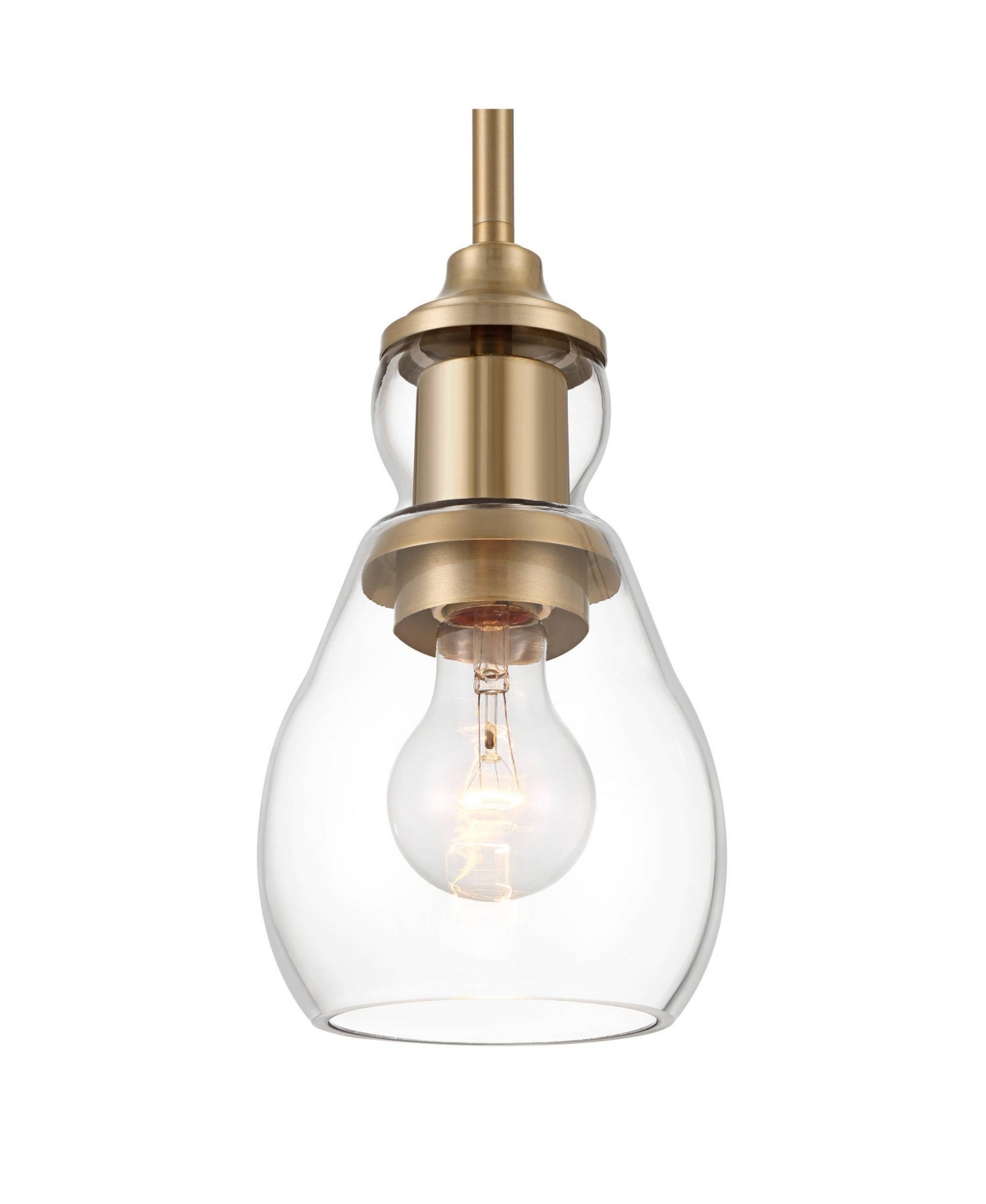 Possini Euro Design Nagano Warm Brass Mini Pendant Light 5 1/2
