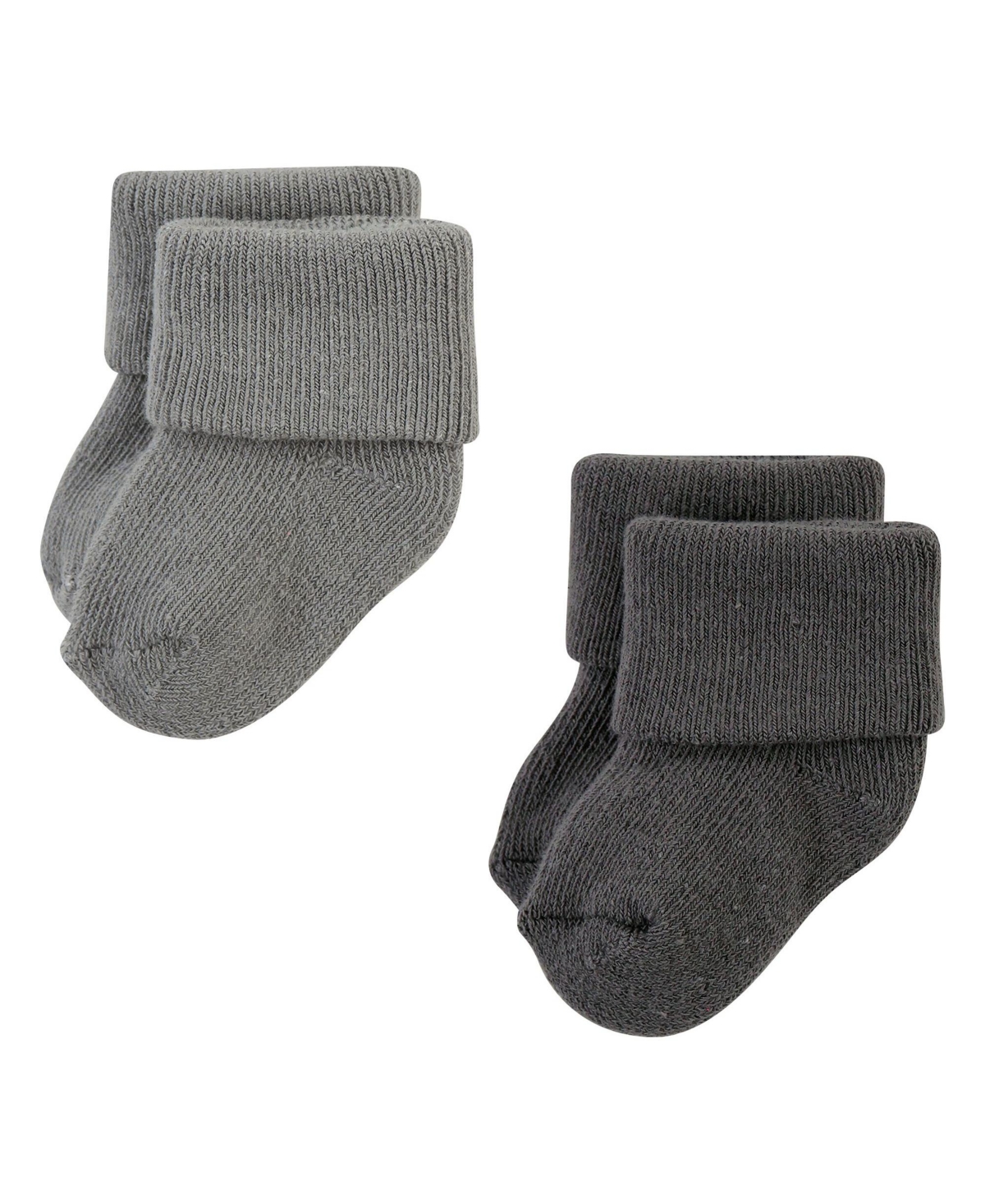 Hudson Baby Baby Boys Cotton Rich Newborn and Terry Socks, Solid Blue Gray 8 Pack Terry - Solid blue gray 8 pack terry