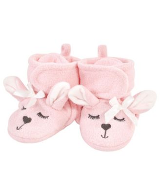 Baby Boys Hudson Unisex Plush Fleece House Slippers