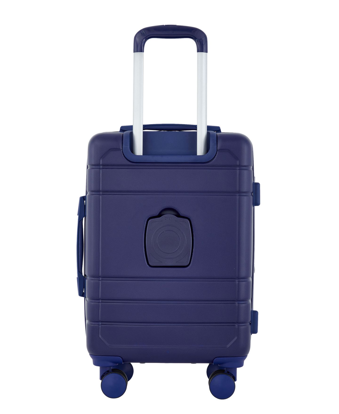 Чемоданы French Connection Saint Martin 4 Piece Hardside Luggage Set 4in1 CUP/USB/USB-C/PHONE Holder, цвет: Синий — фото 5
