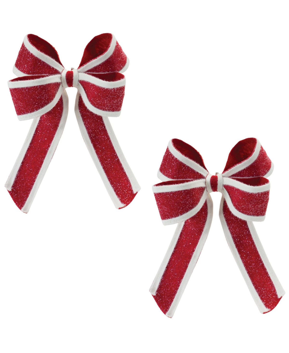 Slickblue Set of 2 Decorative Bows for Festive Displays