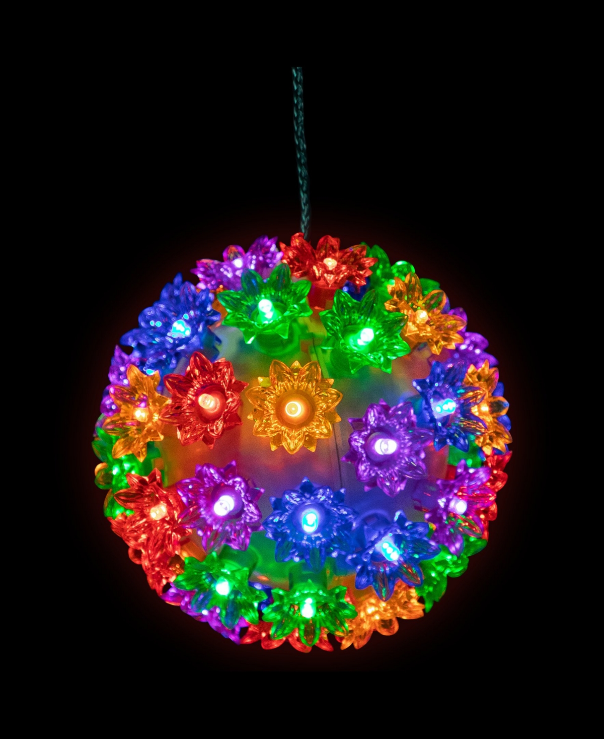 Northlight Led Hanging Starlight Sphere In White