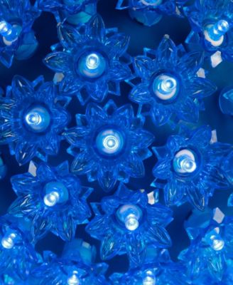 LED Hanging Starlight Sphere - 7.5-Inch - Blue Lights