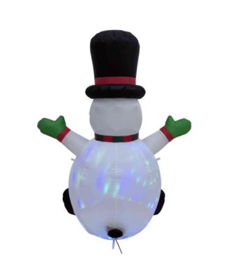 Inflatable Snowman with Top Hat - 4-Inch