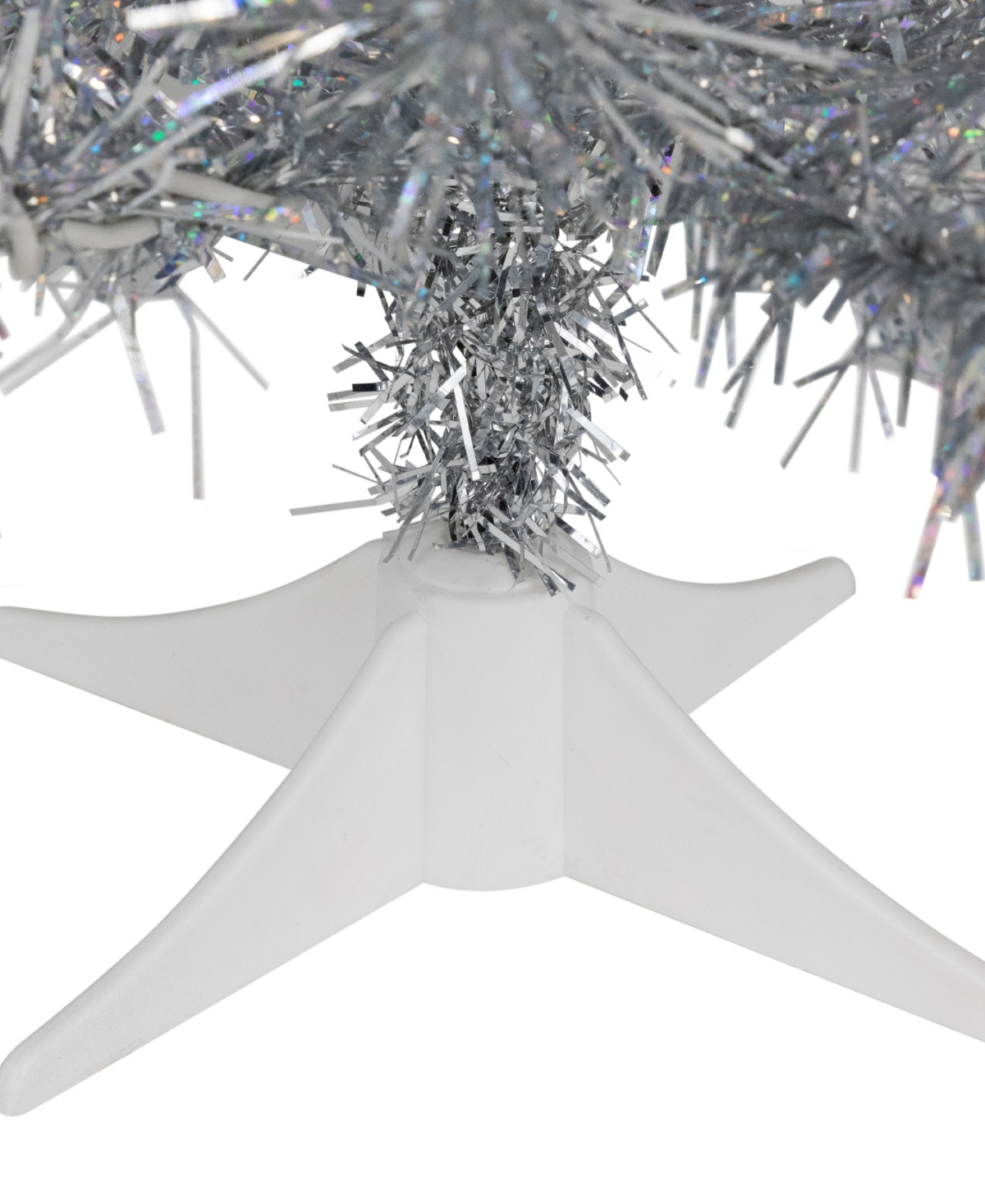 Northlight 2'Tinsel Pine Artificial ChristmasTree - Silver