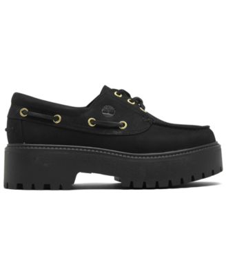 Timberland Women's Stone Street 3-Eye Premium Leather Platform