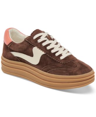 Dolce Vita - Women's Notice X Double Platform Lace-Up Sneakers