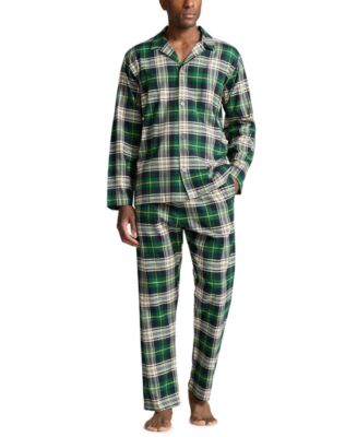 Polo Ralph Lauren Men s 2 Pc. Plaid Flannel Pajamas Set Macy s