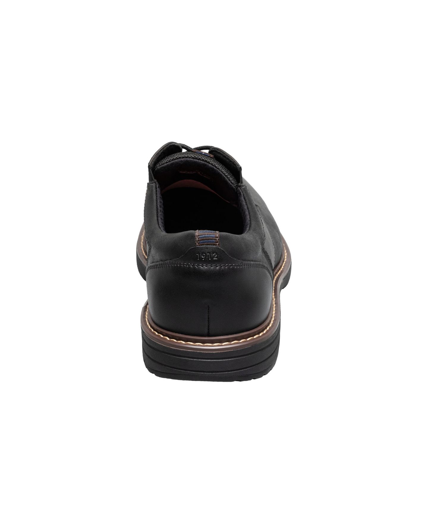 Мужские туфли Nunn Bush Griff Plain Toe Oxford, цвет: Чёрный — фото 3