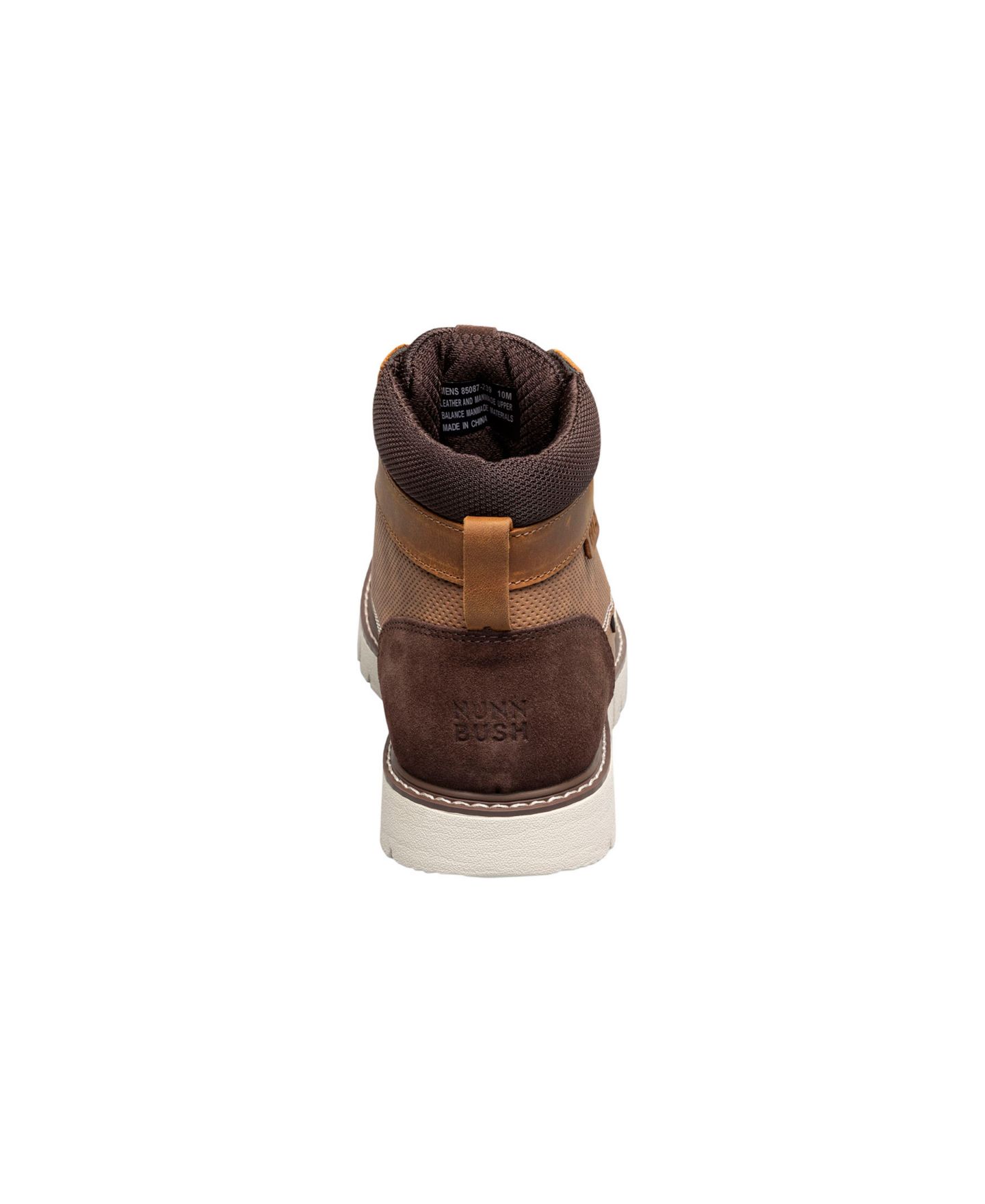 Мужские ботинки Nunn Bush Karnak Moc Toe Boot, цвет: Чёрный — фото 11