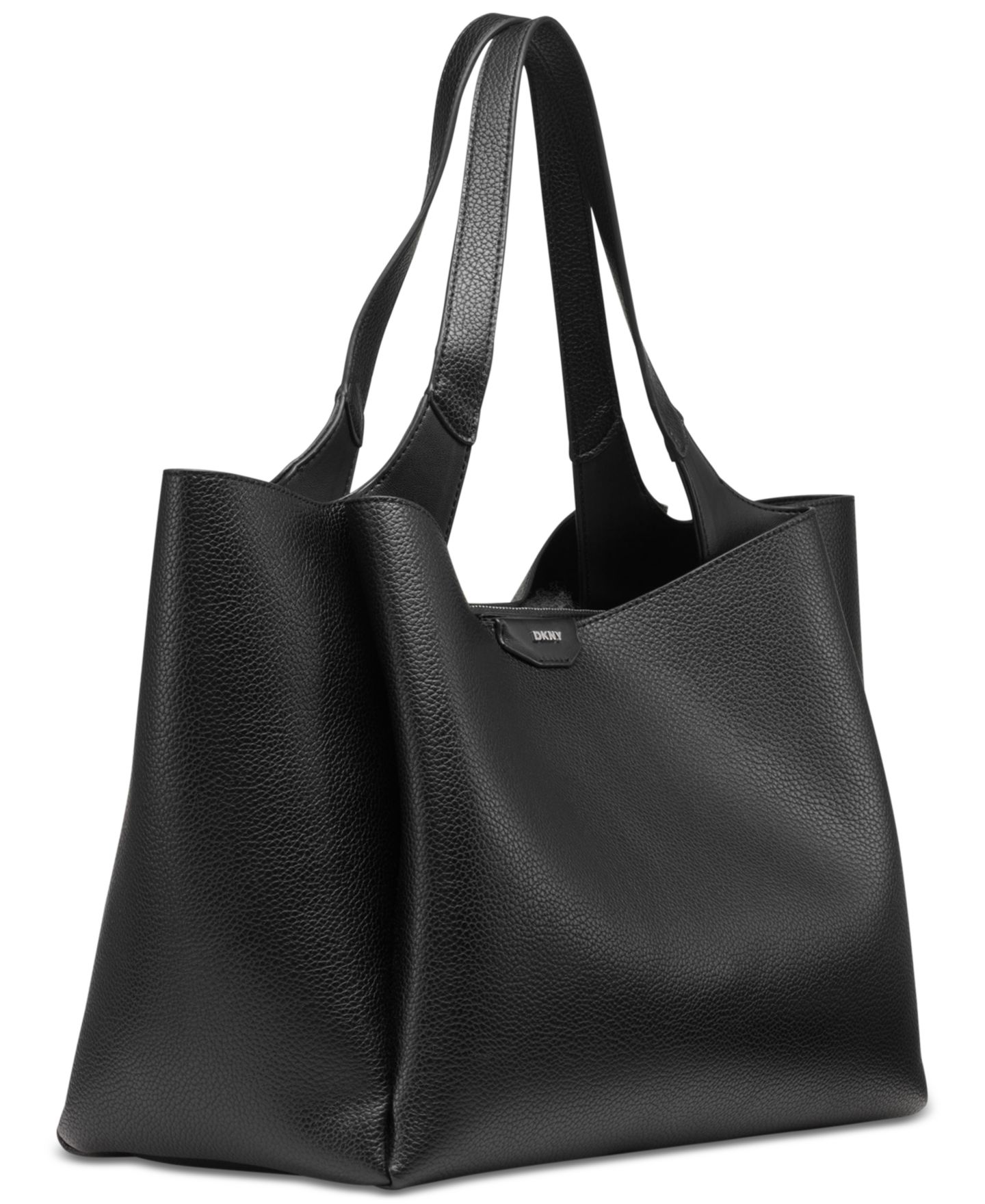 Женская сумка DKNY Willa Top Handle Tote, цвет: Чёрный — фото 5