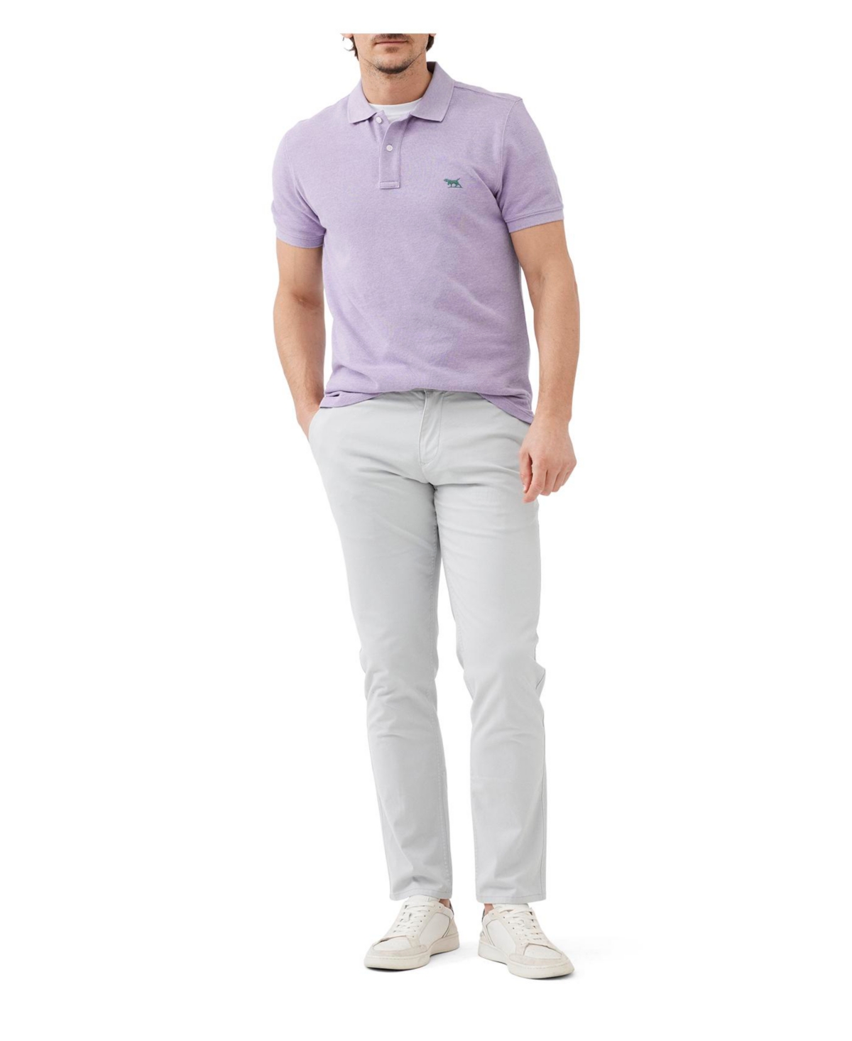 Rodd & Gunn Men's The Gunn Sports Fit Short Sleeve Polo In Purple