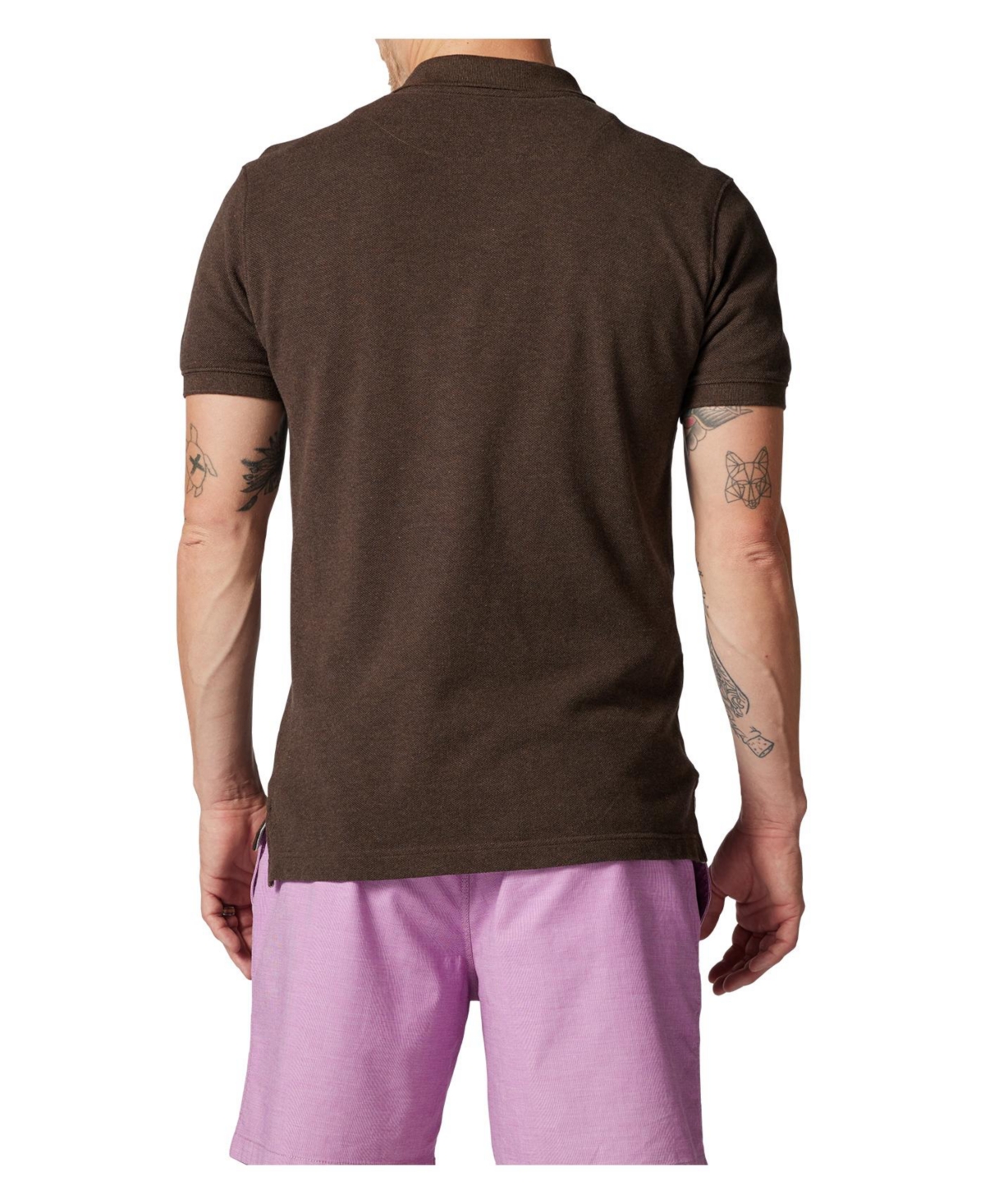 Rodd & Gunn Men's The Gunn Sports Fit Short Sleeve Polo In Brown