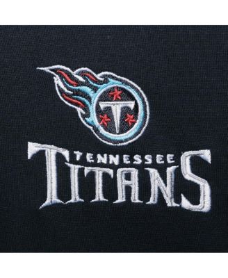 Men's Navy Tennessee Titans Craftsman Thermal-Lined Full-Zip Hoodie
