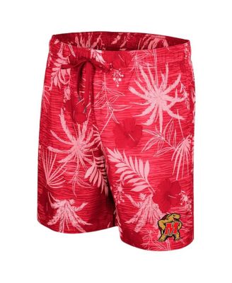 Men's Red Maryland Terrapins What Else is New Swim Shorts