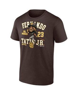 Men's Fernando Tatis Jr. Brown San Diego Padres Hometown Caricature T-Shirt