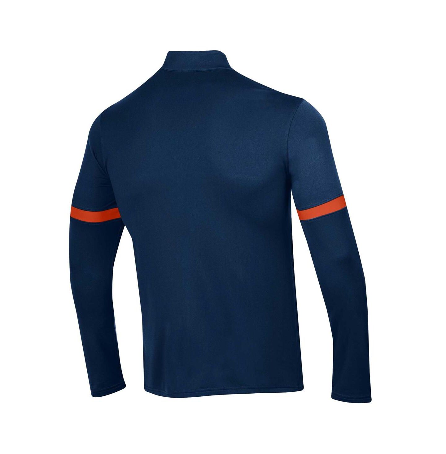 Мужская куртка Under Armour Navy Auburn Tigers 2023 Assist Warm Up Full-Zip — фото 2