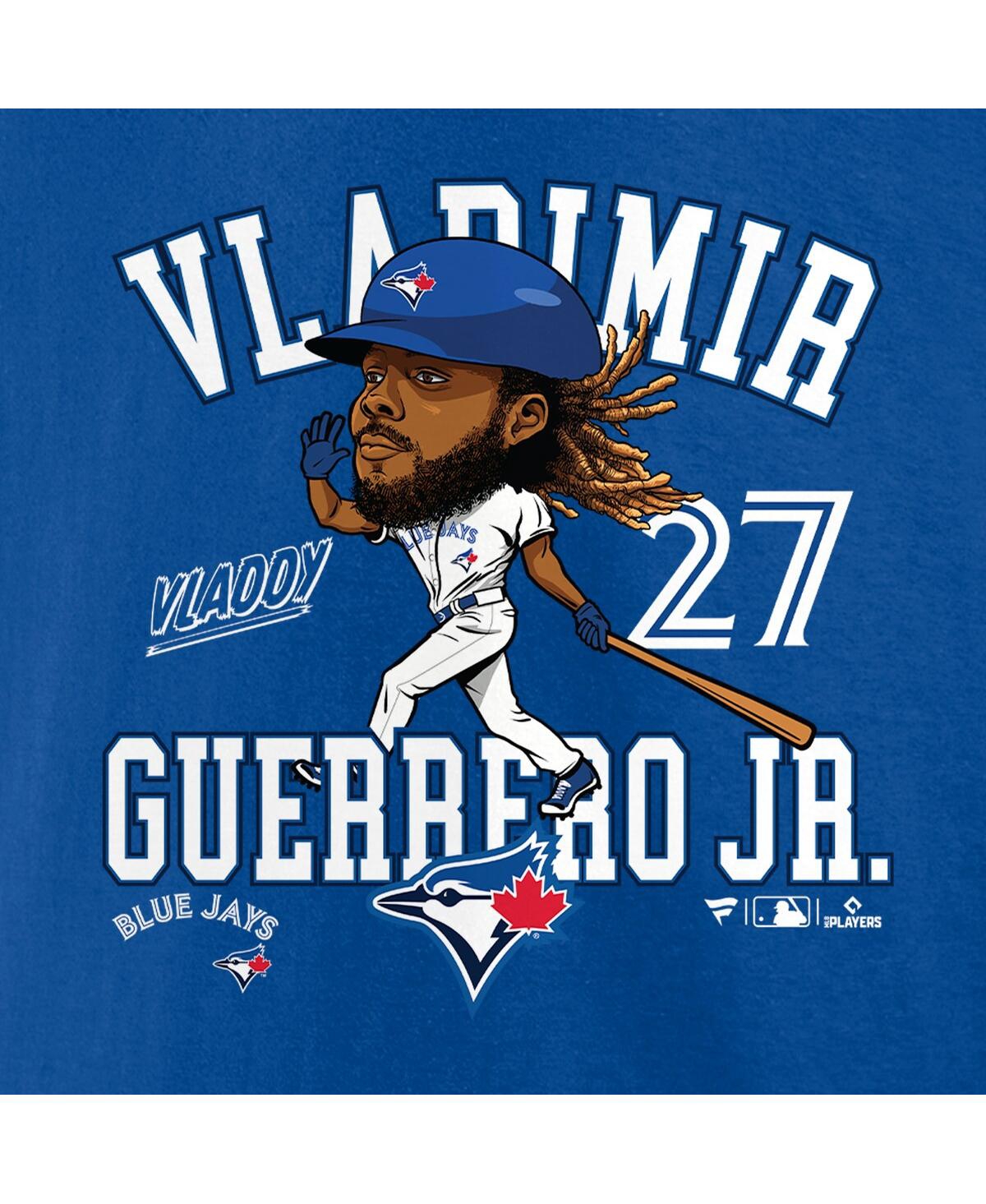Fanatics Men's Vladimir Guerrero Jr. Royal Toronto Blue Jays Hometown Caricature T-shirt In Royal