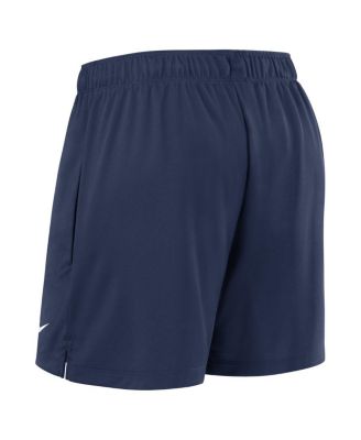 Women's Navy Tampa Bay Rays Authentic Collection Knit Shorts