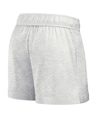 Women's Oatmeal Minnesota Vikings Vintage-like Badge Shorts