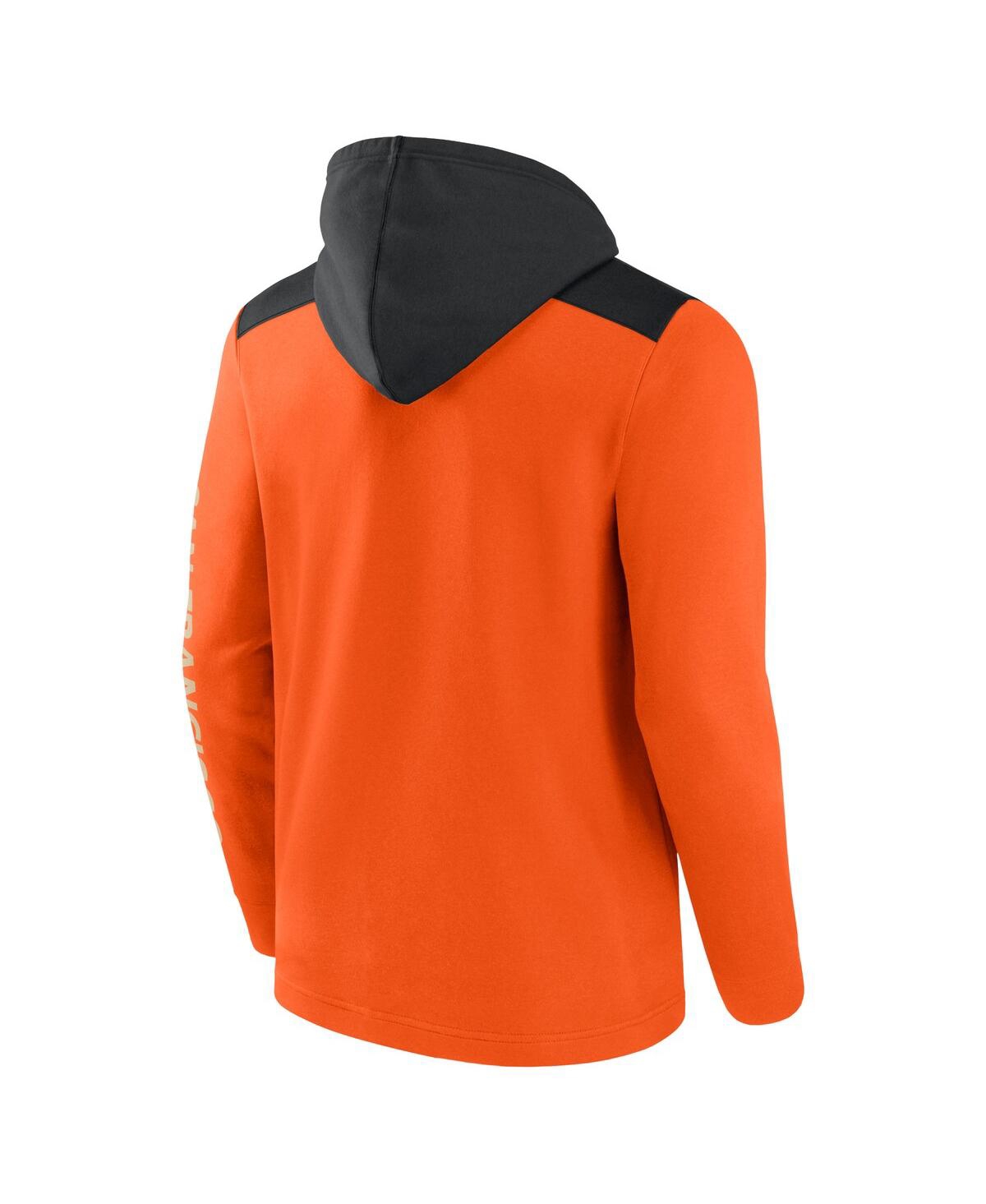 Fanatics Men's Orange/black San Francisco Giants Ace Hoodie Full-zip Sweatshirt In Orange,black