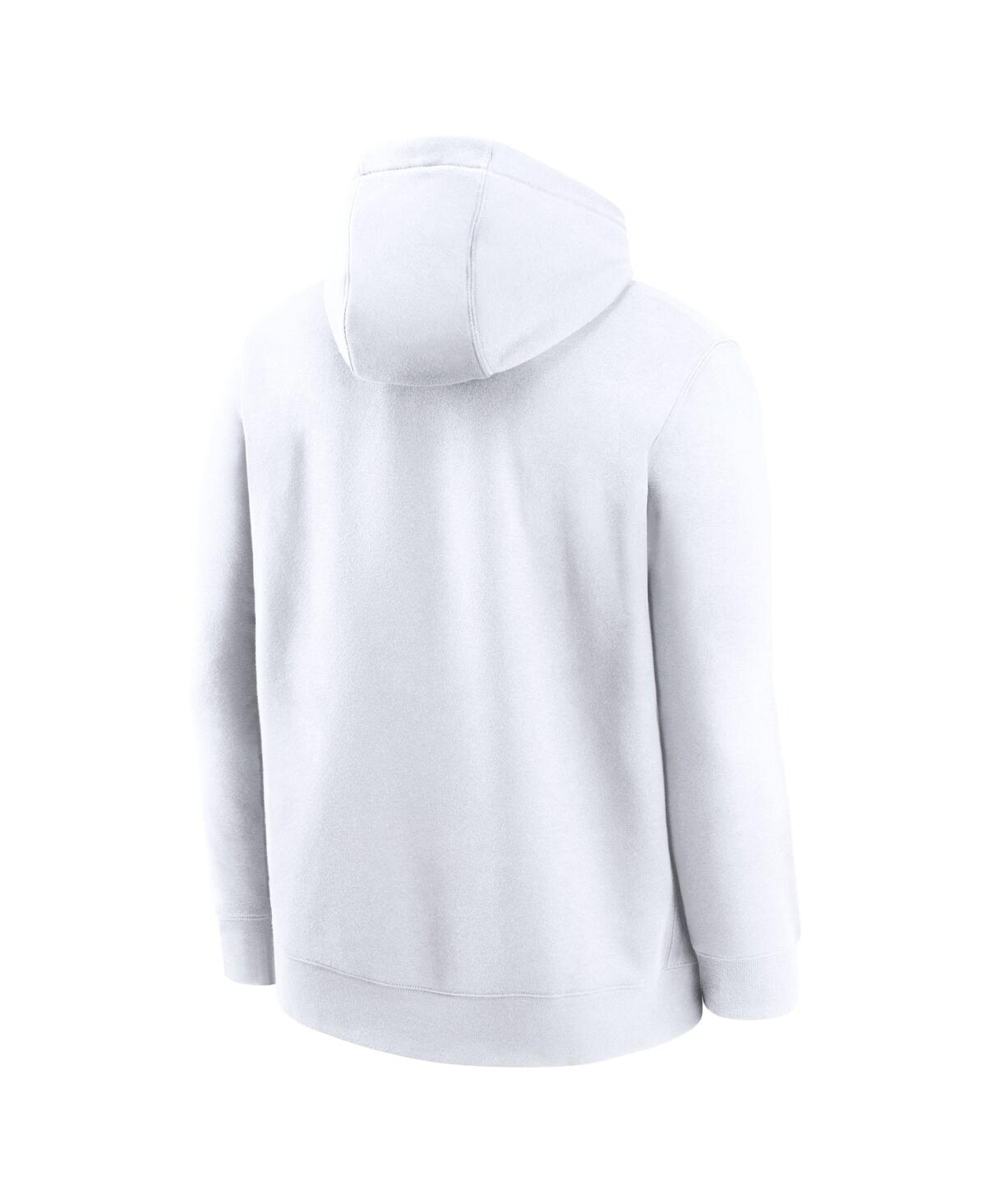 Nike Michigan State Spartans Primetime Club Campus  Men's College Pullover Hoodie In White