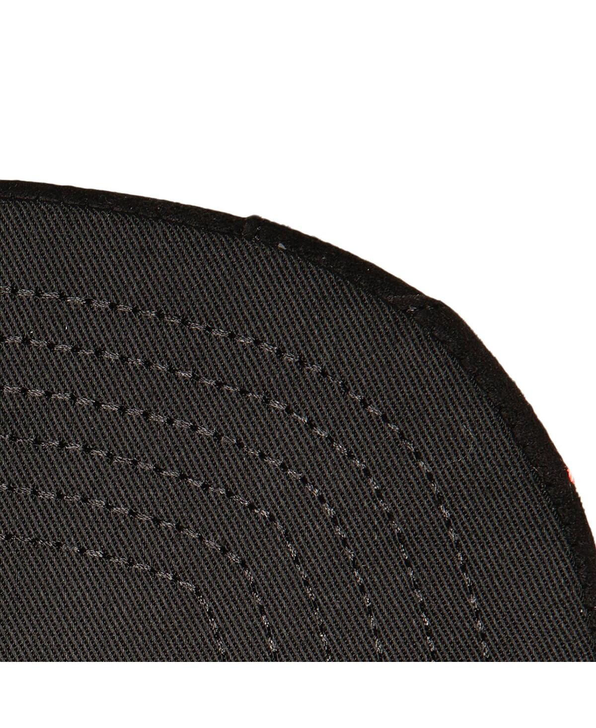 Mitchell & Ness Men's Black Chicago Bulls Day 6 Snapback Hat In Black