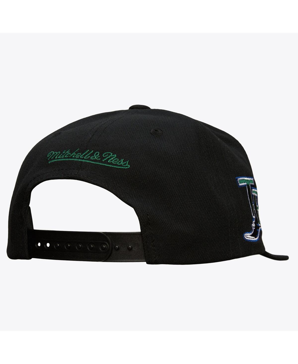 Mitchell & NessTampa Bay Rays Team Tagged Snapback Hat - Black