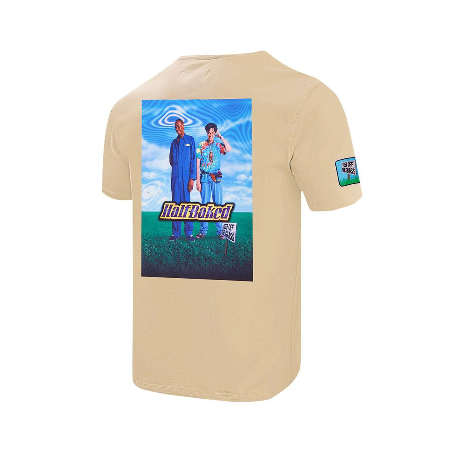 Men's and Women's Khaki Half Baked Trippy T-Shirt