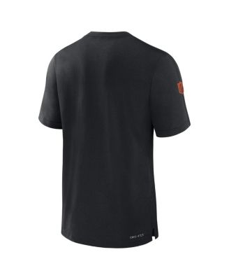 Men's Black Cincinnati Bengals Sideline Player Performance T-Shirt