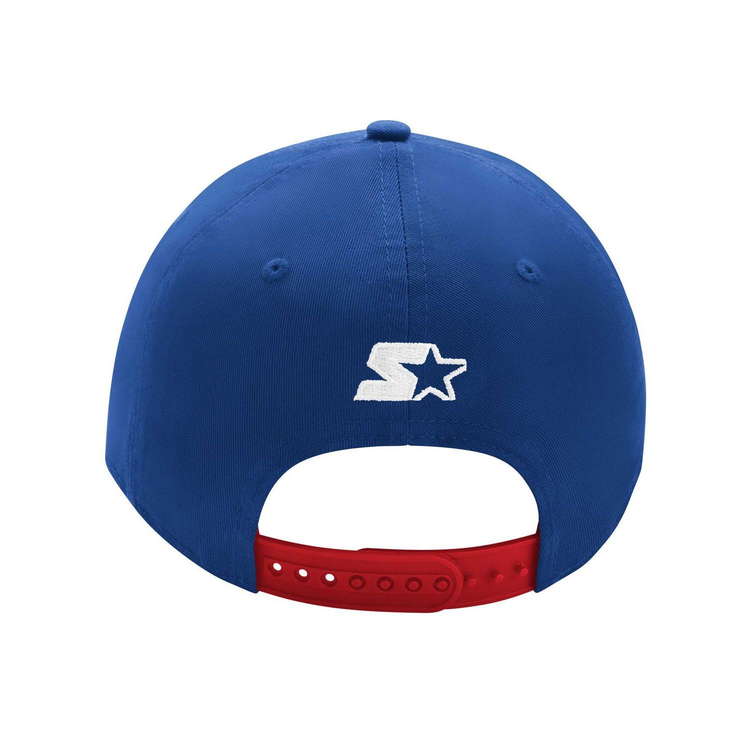 Men's Blue/Red New York Rangers Two-Tone Tailsweep Mascot Adjustable Hat