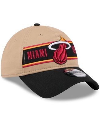 Men's Tan/Black Miami Heat 2024 NBA Draft 9TWENTY Adjustable Hat