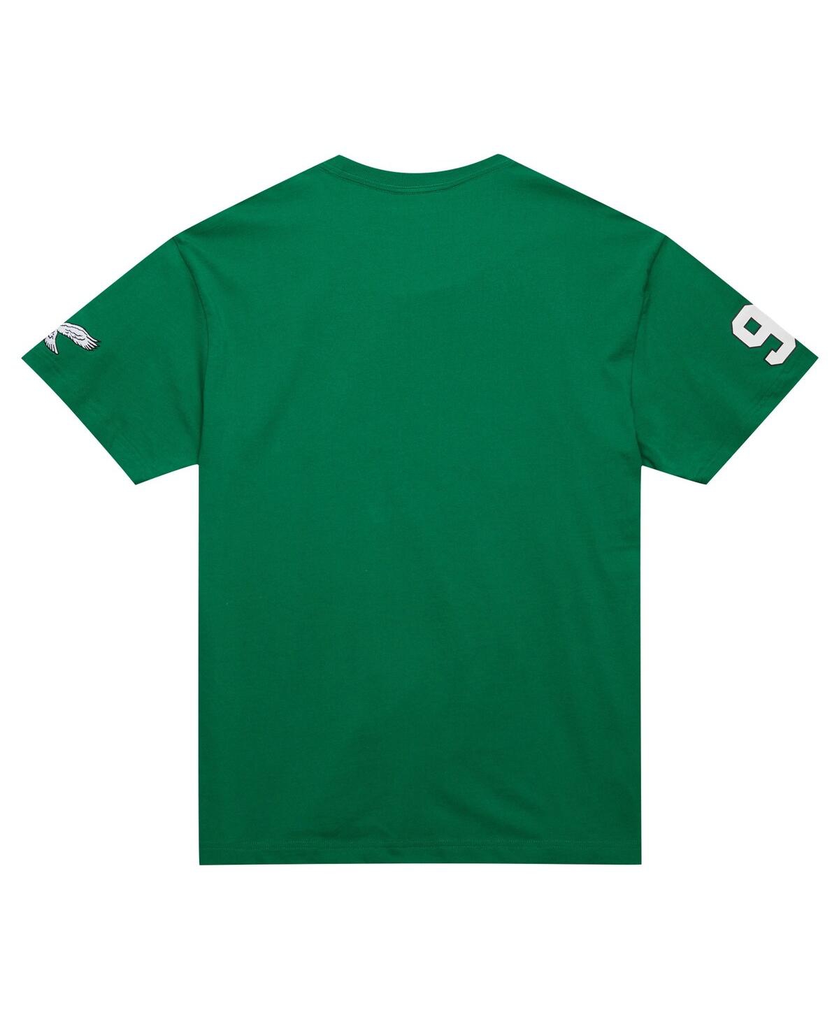 Mitchell & Ness Men's Reggie White Kelly-green Philadelphia Eagles Retired Player Nickname T-shirt In Kelly Green