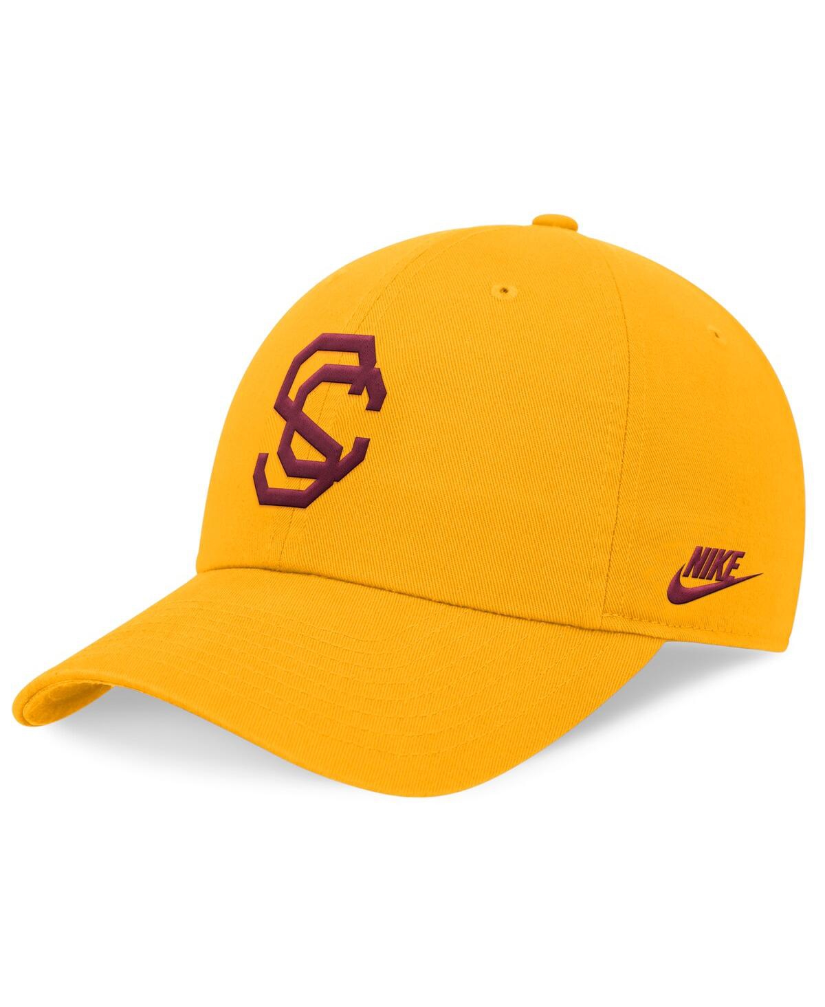 Nike Men's Gold Usc Trojans Legacy Club Performance Adjustable Hat In Gold
