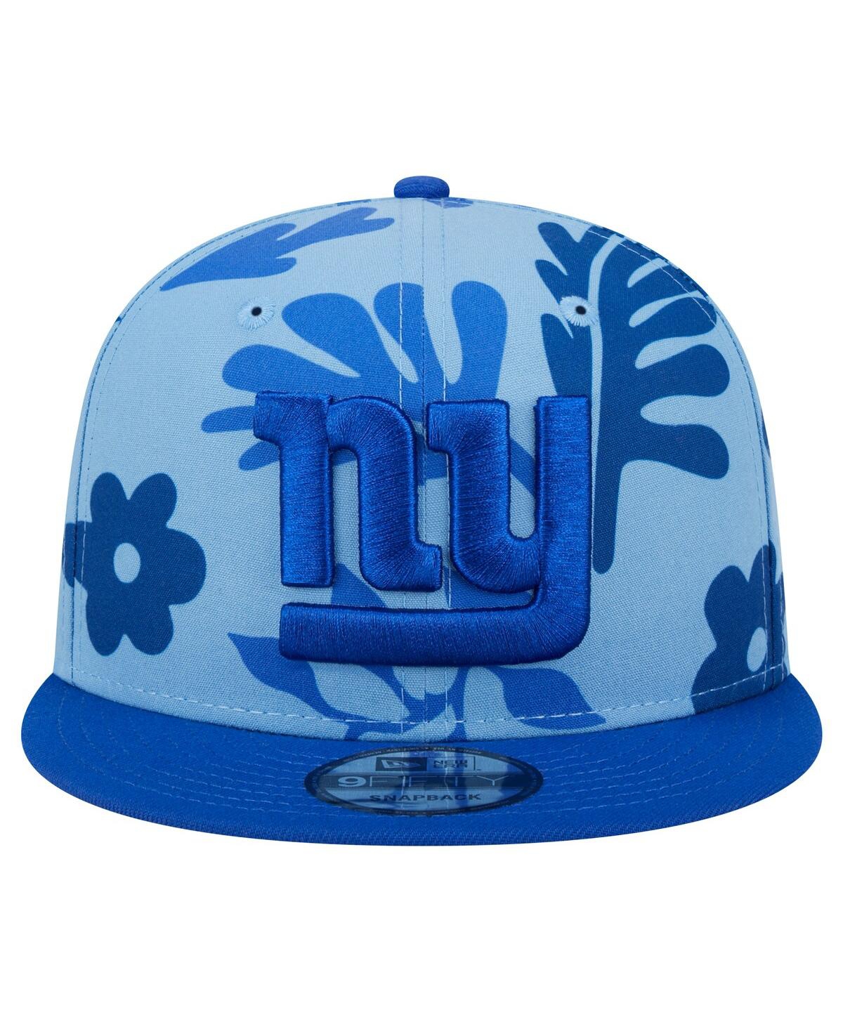 New Era Men'sNew York Giants Leafy 9FIFTY Snapback Hat - Light Blue