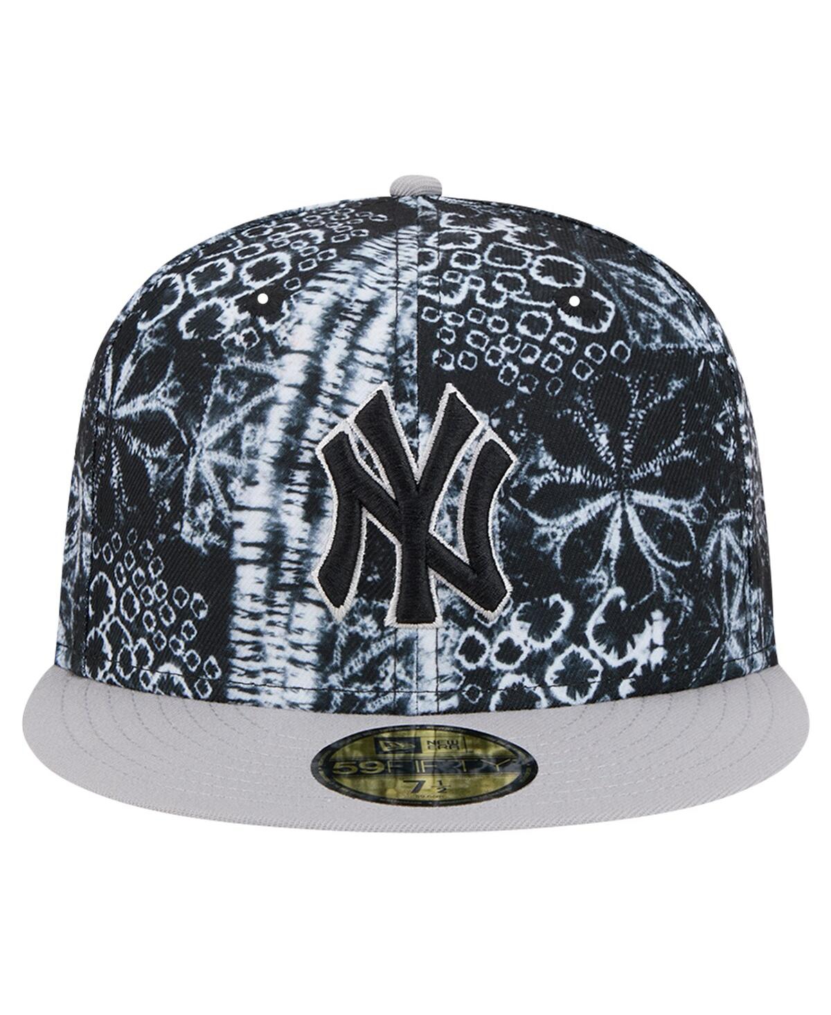 New Era Men's Black New York Yankees Sands 59fifty Fitted Hat In Black