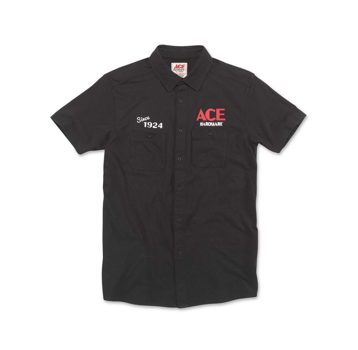 Men's Black Ace Hardware Brew Master Button-Up Shirt