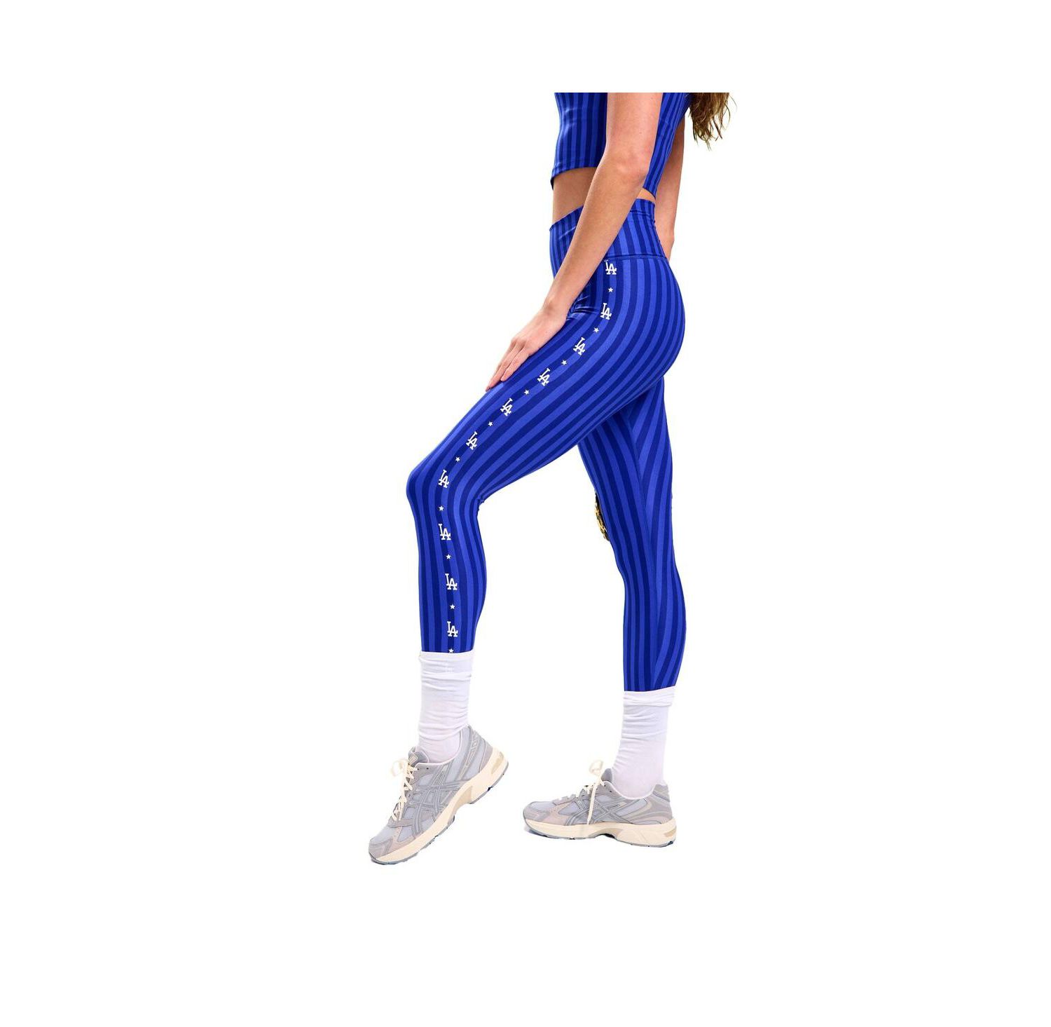 Women's Royal Los Angeles Dodgers TLC Printed Leggings