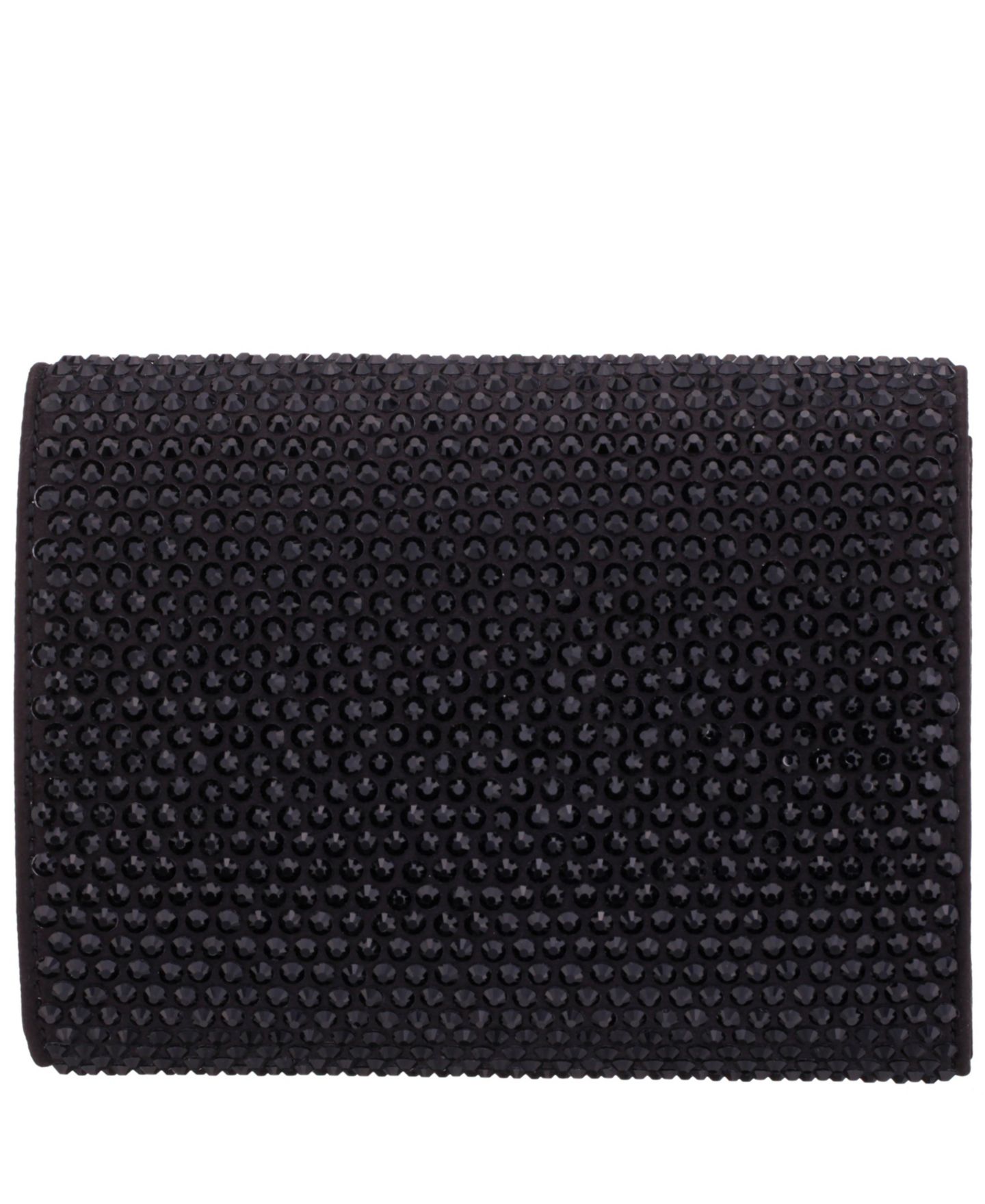 Женская сумка Nina Large Crystal Encrusted Flap Crossbody, цвет: Серебряный — фото 9