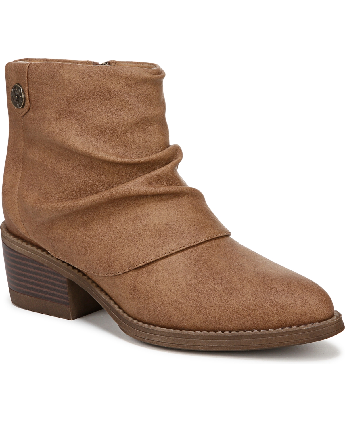BLOWFISH MALIBU WOMEN'S RILEY ALMOND TOE BLOCK HEEL BOOTIES 