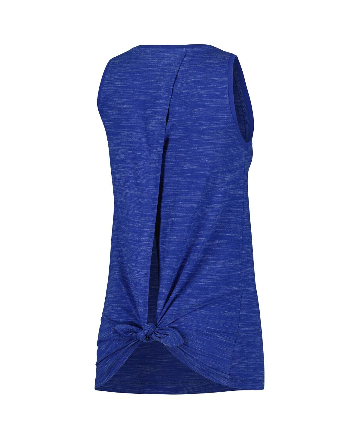 NEW ERA WOMEN'S ROYAL CHICAGO CUBS SPACE-DYE ACTIVE TANK TOP 