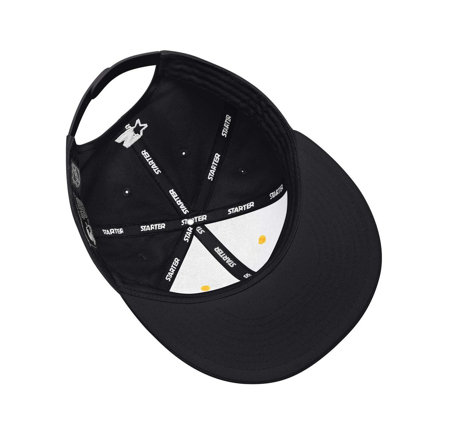 Men's Black/Gold Boston Bruins Primary Logo Two-Tone Adjustable Hat