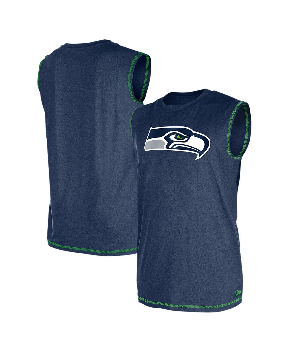 NEW ERA MEN'S COLLEGE NAVY SEATTLE SEAHAWKS TANK TOP 