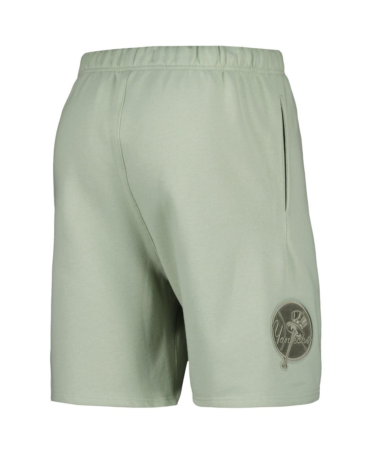 Pro Standard Men'sNew York Yankees Neutral Fleece Shorts - Cream