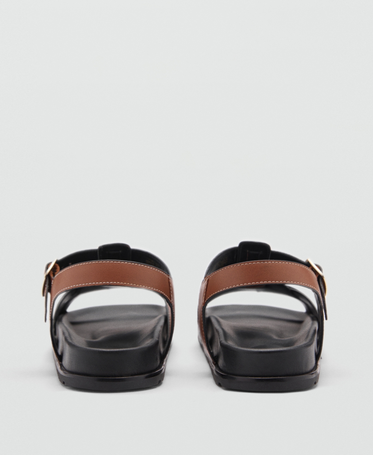Mango Women'sStraps Sandals - Leather